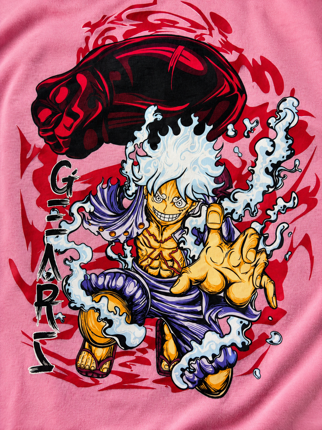 One Piece Luffy Gear 5 Graphic T-Shirt